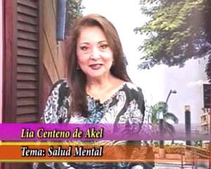 Foto obtenida del Programa Vida Nueva, donde L&iacute;a Salazar informaba sobre temas de salud emocional y mental.