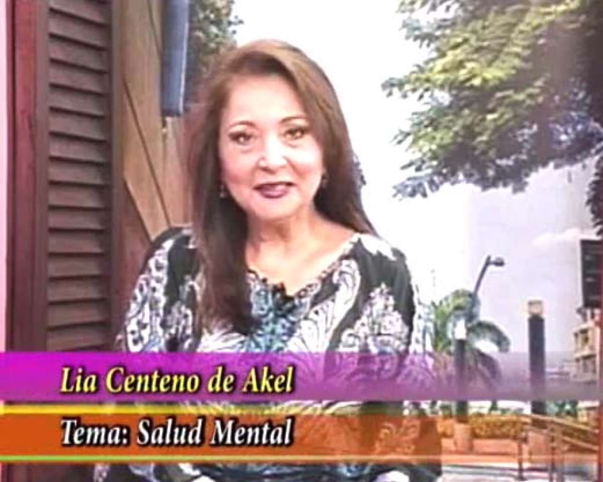 Foto obtenida del Programa Vida Nueva, donde L&iacute;a Salazar informaba sobre temas de salud emocional y mental.