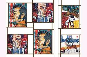 &lsquo;Iconocograf&iacute;a del Libertador Sim&oacute;n Bol&iacute;var&rsquo;, de Humberto Mor&eacute;. Foto: Cortes&iacute;a.
