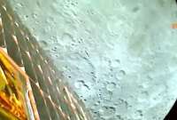 Misión de la India capta un video de la superficie lunar