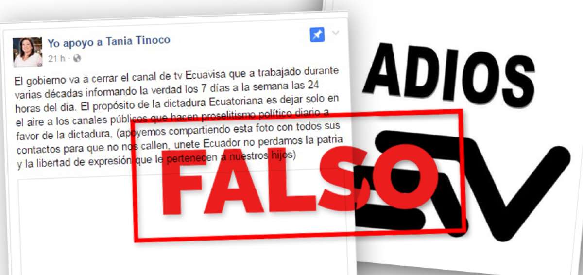 En redes sociales circula una informaci&oacute;n sobre el supuesto pr&oacute;ximo cierre de un canal de televisi&oacute;n local.