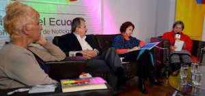 (De izq. a der.) Giovanna Tassi, Franco Romero, Mar&iacute;a Augusta Calle y Patricia de la Torre.
