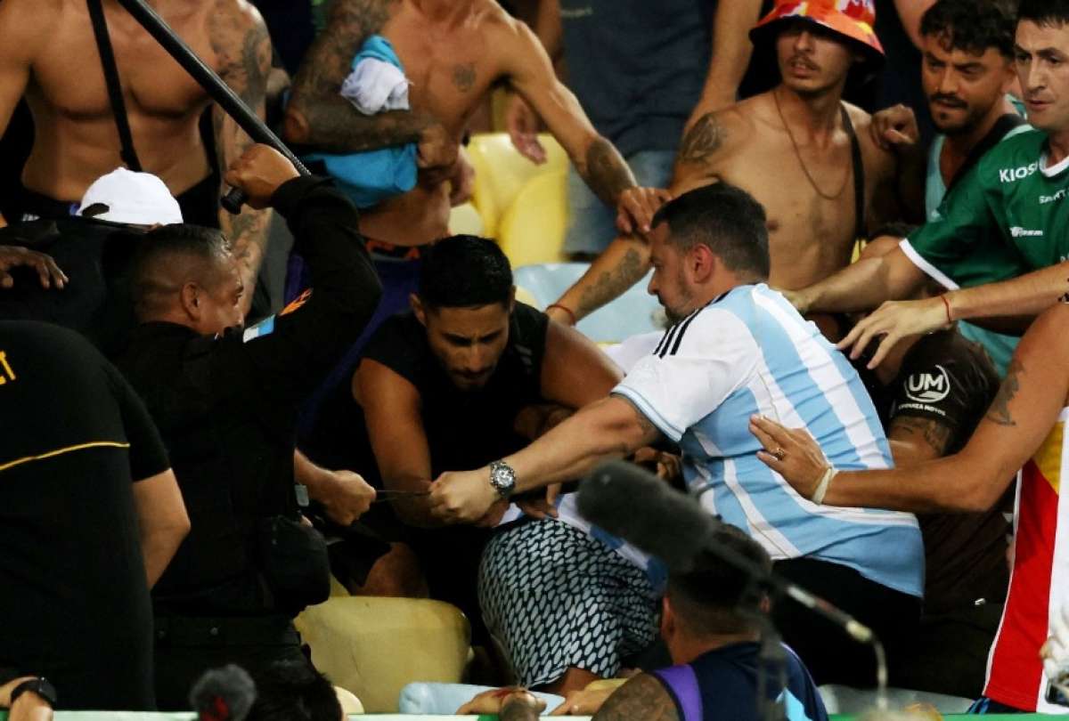 Los hinchas argentinos tuvieron problemas en el Maracaná