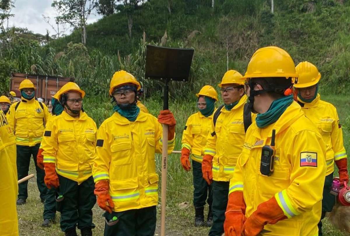  16 representantes de las comunidades Achuar y Shuar se capacitaron en prevención de incendios.