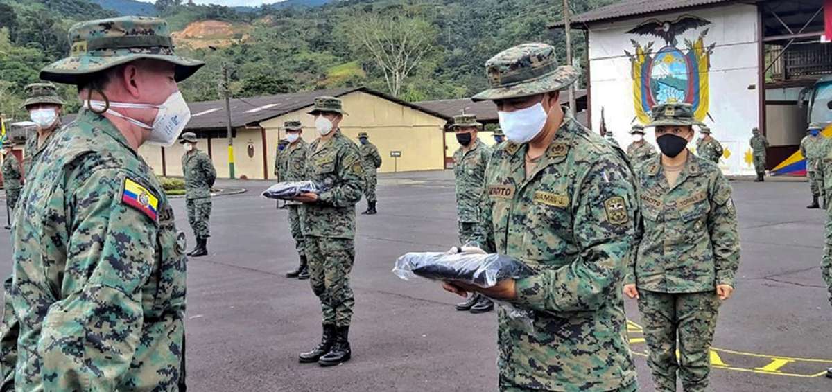 Brigadas del Ej&eacute;rcito, ubicadas en la regi&oacute;n Amaz&oacute;nica, recibieron equipos de bioseguridad para que puedan cumplir con su trabajo.