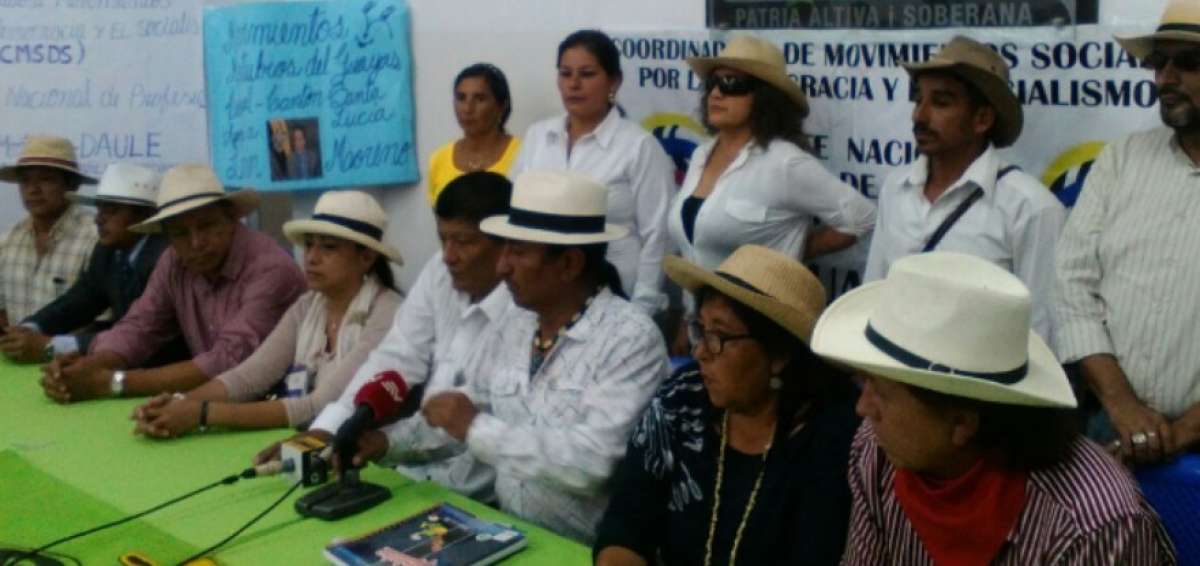 Coordinadora de Movimientos Sociales respalda al binomio de PAIS