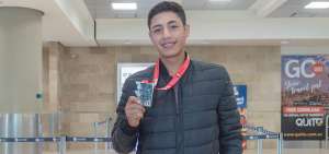 David Hurtado, consigu&oacute; medalla de plata en los 20 km marcha en el Sudamericano de Pista, realizado en Lima, Per&uacute;.