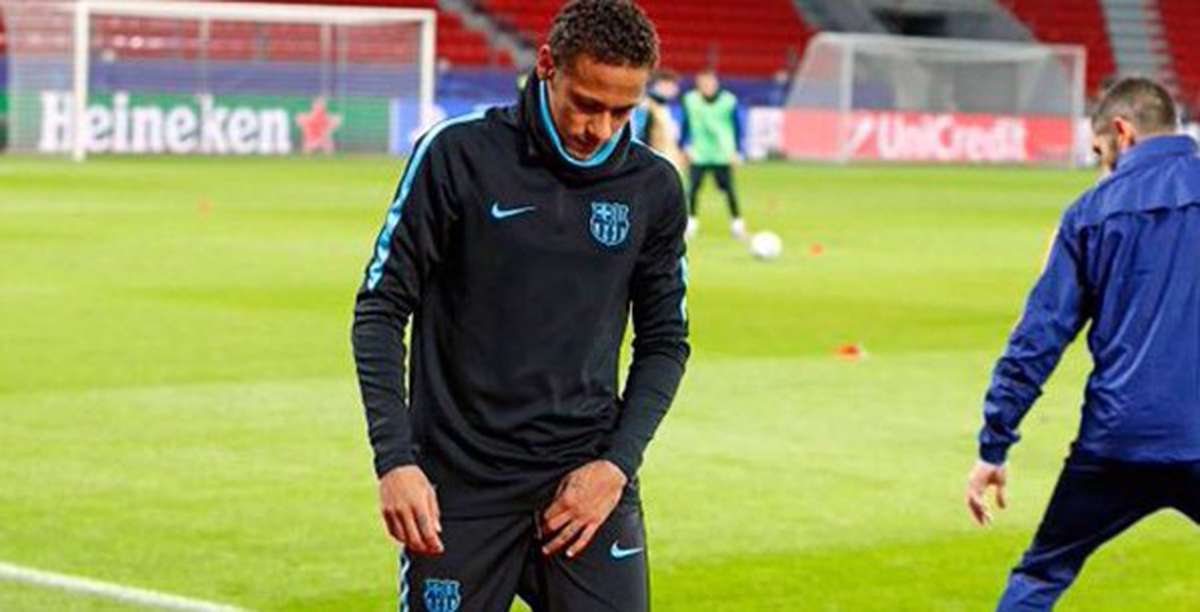 Se confirma "lesi&oacute;n fibrilar" en la pierna izquierda de Neymar