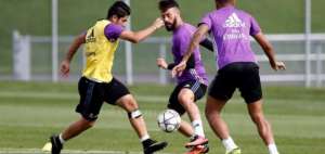 Sergio D&iacute;az marc&oacute; un golazo en entrenamiento del Real Madrid