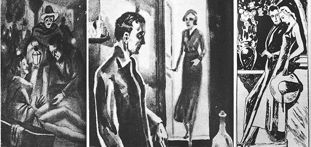Obras de Eduardo Kingman en la revista Semana Gr&aacute;fica. Particip&oacute; de 1932 a 1935. 