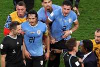 La FIFA abre expedientes disciplinarios a Uruguay, Giménez, Cavani, Muslera y Godín