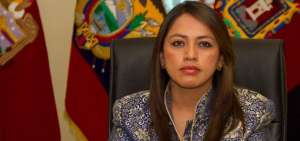 Paola Pab&oacute;n dej&oacute; su cargo de asamble&iacute;sta en julio pasado para sumarse al gabinete del presidente Rafael Correa.