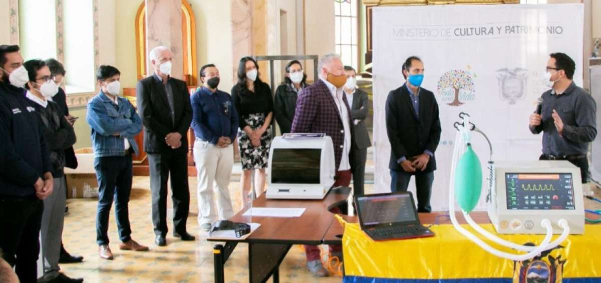 "Yo no me rindo" present&oacute; el primer respirador ecuatoriano