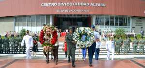 Diversas autoridades fueron parte de la conmemoraci&oacute;n de la Revoluci&oacute;n Liberal.
