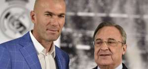 "Un magn&iacute;fico entrenador", dice Florentino P&eacute;rez sobre Zidane