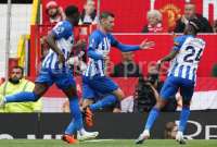 El Brighton venció 3-1 al Manchester United