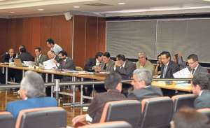 La audiencia de formulaci&oacute;n de cargos en el caso Cofiec se efectu&oacute; en marzo pasado. Foto: Miguel Jimenez.