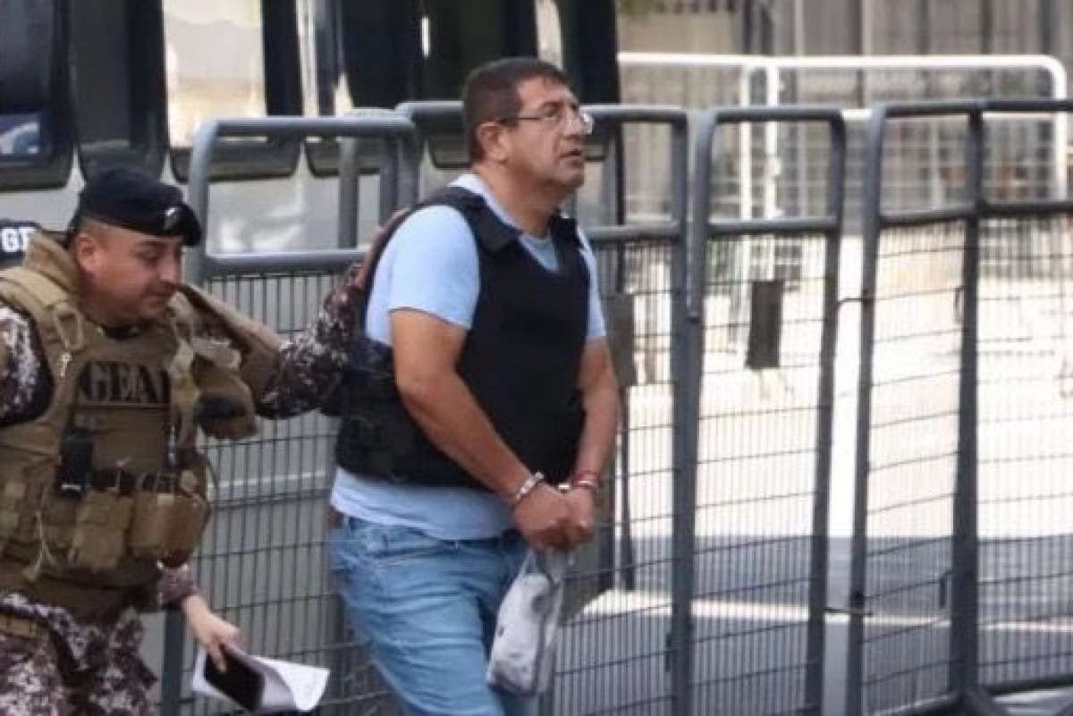 Santiago D&iacute;az, en una de las comparecencias en Fiscal&iacute;a. 