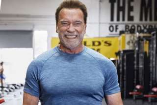 Arnold Schwarzenegger sigue siendo un referente del deporte a sus 77 años