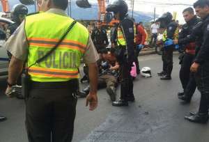 El agente recibi&oacute; un disparo en la cabeza de presuntos sacapintas. Foto: Ministerio del Interior 