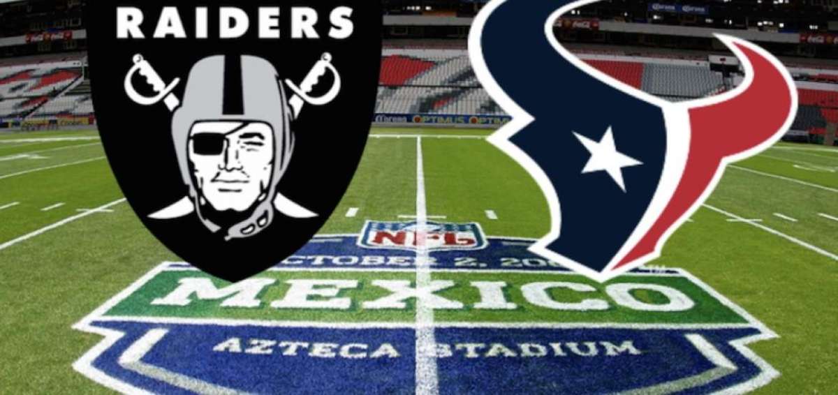 Raiders y Texanos ser&aacute;n los actores principales del juego en el estadio Azteca el pr&oacute;ximo 21 de noviembre.