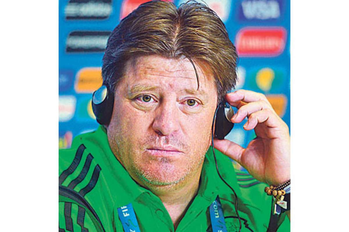 Miguel Herrera, t&eacute;cnico de M&eacute;xico.