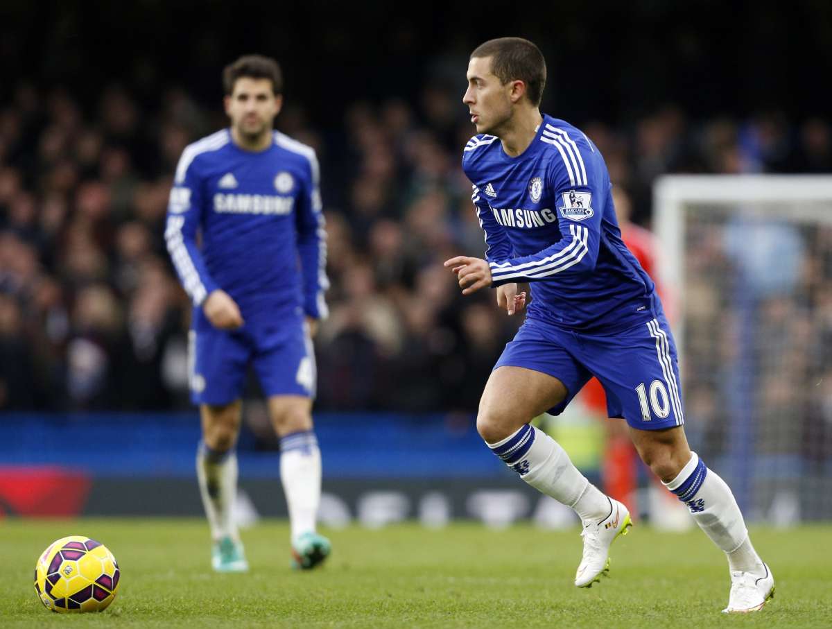 Eden Hazard (d.) es una de las figuras del Chelsea. Foto: AFP