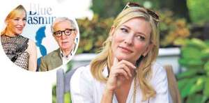 Cate Blanchett  estelariza &lsquo;Blue Jasmine&rsquo;, que dirige Woody Allen, acusado de abuso sexual. Ella aspira a su segundo Oscar, esta vez a mejor actriz principal.