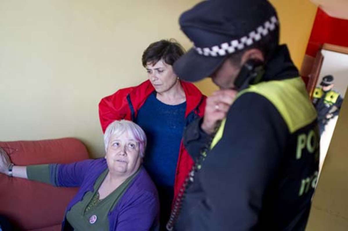 Los desahucios siguen afectando tanto a familias espa&ntilde;olas como a ecuatorianas. Foto: AFP.
