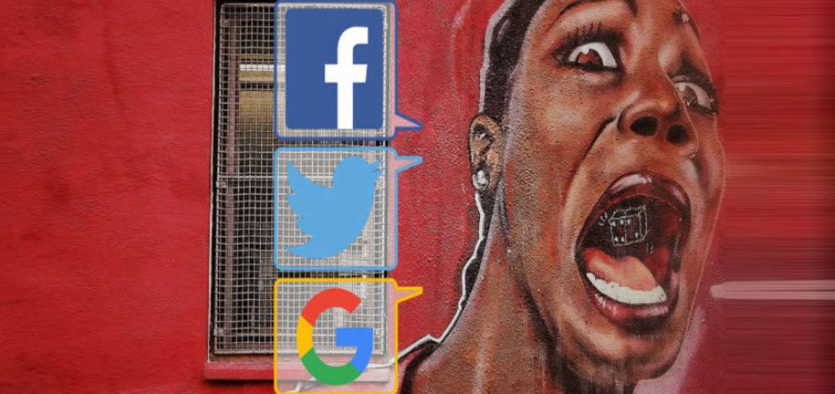 Un mural en Alemania simboliza los mensajes de odio que se han tomado las redes en los &uacute;ltimos a&ntilde;os. 