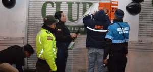 Muchos eventos se desarrollaron en locales sin permiso de funcionamiento, por lo cual fueron clausurados. 