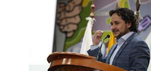 El secretario nacional de Comunicaci&oacute;n, Andr&eacute;s Michelena, explic&oacute; los alcances de la iniciativa oficial para cambiar la Ley de Comunicaci&oacute;n.