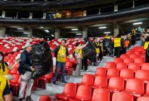 El partido de Eliminatorias entre Ecuador y Venezuela marcó el inicio del plan ambiental