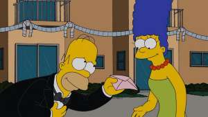 Una de las fotos publicadas por la cuenta oficial de Los Simpsons. 