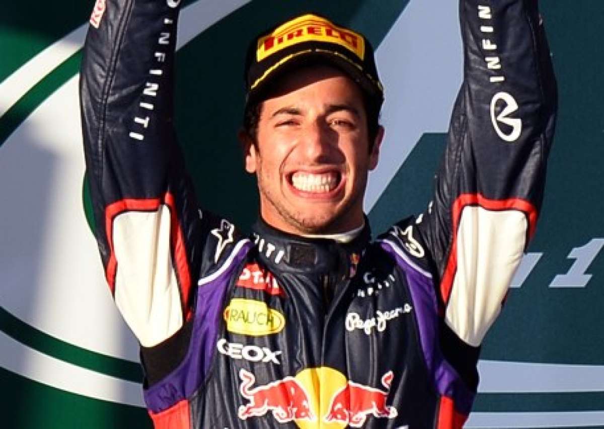 Daniel Ricciardo fue una de las revelaciones de la temporada al ganar 3 carreras. Foto: Archivo/AFP
