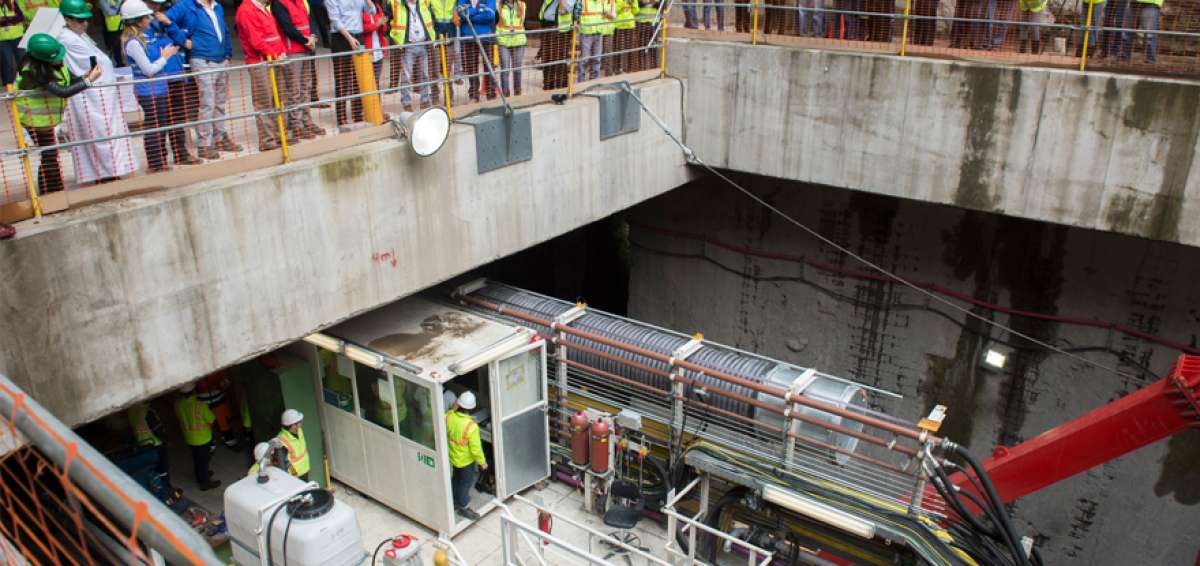 El 15 de mayo empez&oacute; el trabajo de la tuneladora Luz de Am&eacute;rica, que excavar&aacute; el tramo del t&uacute;nel que va desde el sector de Solanda (sur) hasta el parque La Alameda.   