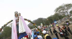 Anualmente, en noviembre, se celebran las fiestas en honor a la Patrona de Montecristi. La semana anterior se realiz&oacute; un preg&oacute;n en Los Bajos. Foto: Rodolfo P&aacute;rraga / El Tel&eacute;grafo