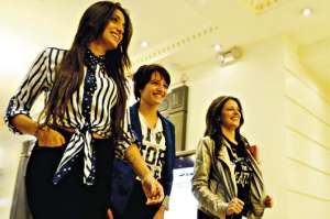 De izq. a der.: Joanina Deangeli, Carla Dorto y Lula Rosenthal. (No aparece Macarena  P&eacute;rez, quien estuvo indispuesta)