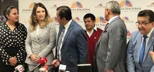 La bancada de CREO anunci&oacute; ayer el proceso de juicio pol&iacute;tico contra la canciller Mar&iacute;a Fernanda Espinosa. Otros bloques tambi&eacute;n se pronunciaron.