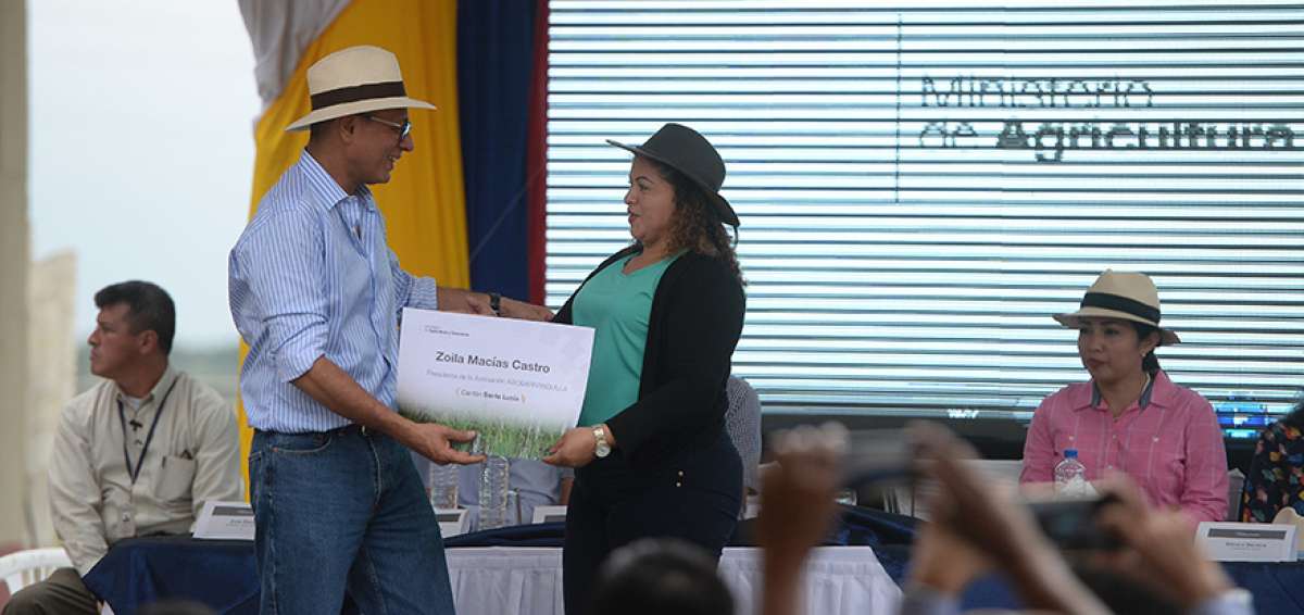 El vicepresidente Jorge Glas mencion&oacute; que el apoyo al agro nacional se fortalecer&aacute; m&aacute;s en este gobierno.