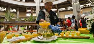 Los dulces tradicionales ambate&ntilde;os se expusieron en una feria