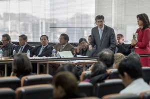 Marcelo Due&ntilde;as, abogado defensor de &Eacute;dgar Vaca, cuestion&oacute; la publicaci&oacute;n de EL TEL&Eacute;GRAFO sobre el perfil de Susana Cajas. Foto: Fernando Sandoval 