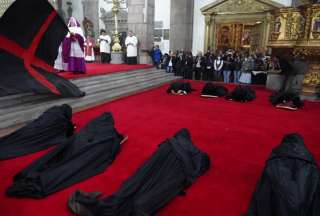 El Arrastre de Caudas se realizará este miércoles, 27 de marzo de 2024, en la Catedral Metropolitana de Quito.