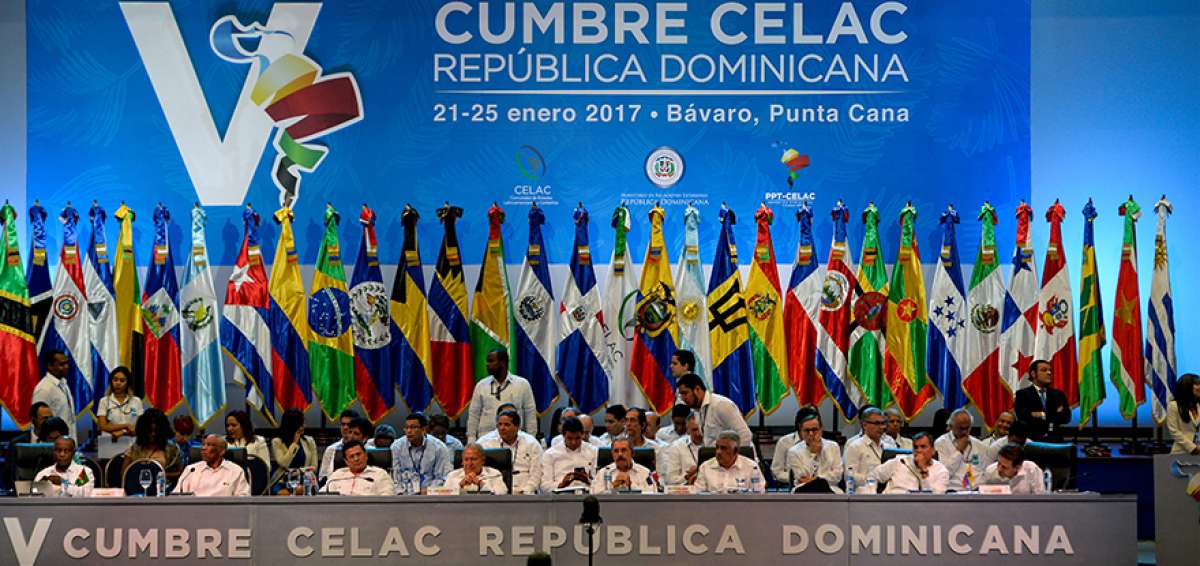 La V Cumbre de Jefes de Estado de la Celac se realiz&oacute; en B&aacute;varo, localidad cercana a la tur&iacute;stica Punta Cana, en Rep&uacute;blica Dominicana.