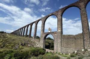 El acueducto del Padre Tembleque es una joya arquitect&oacute;nica del siglo XVI. Foto: AFP