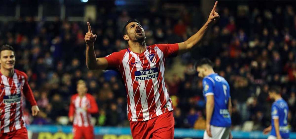 Costa marca en regreso a un Atl&eacute;tico que sentencia pase a cuartos de copa