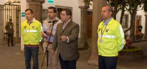 Al finalizar la diligencia, el fiscal Salazar confirm&oacute; que efectivamente hallaron una c&aacute;mara en el despacho del Jefe de Estado.