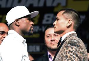 Floyd Mayweather y Marcos Maidana se enfrentar&aacute;n por segunda ocasi&oacute;n este a&ntilde;o. Foto: AFP