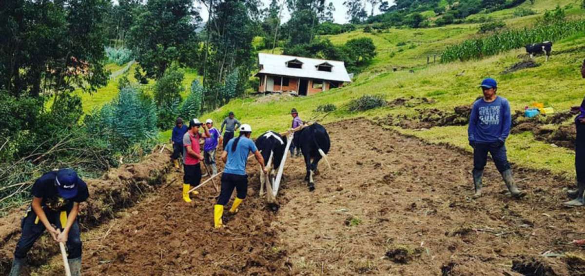 La wasishina promueve el trabajo en comunidad para preparar la tierra y recoger los elementos a utilizarse. Durante la obra se realizan rituales y protocolos correspondientes a la cosmovisi&oacute;n de los saraguros