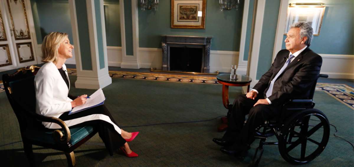 El Presidente de la Rep&uacute;blica, Len&iacute;n Moreno, mantuvo una entrevista con la periodista Carmen Romero, del medio espa&ntilde;ol Radio y Televisi&oacute;n Espa&ntilde;ola (Rtve), el pasado lunes 30 de julio.